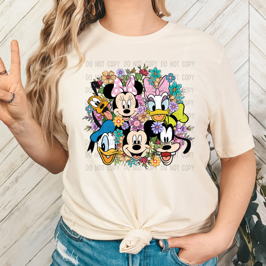 Mouse & friends dtf transfer