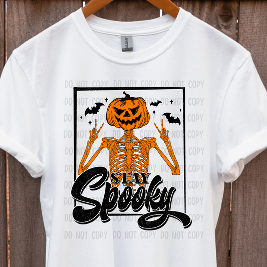 Stay spooky dtf transfer