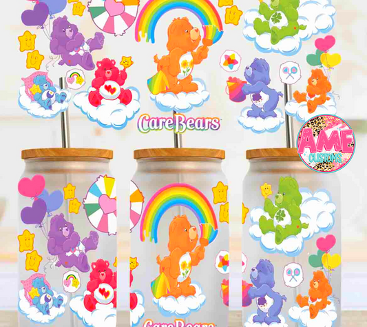 Cloud friends uv dtf wrap (RTS)