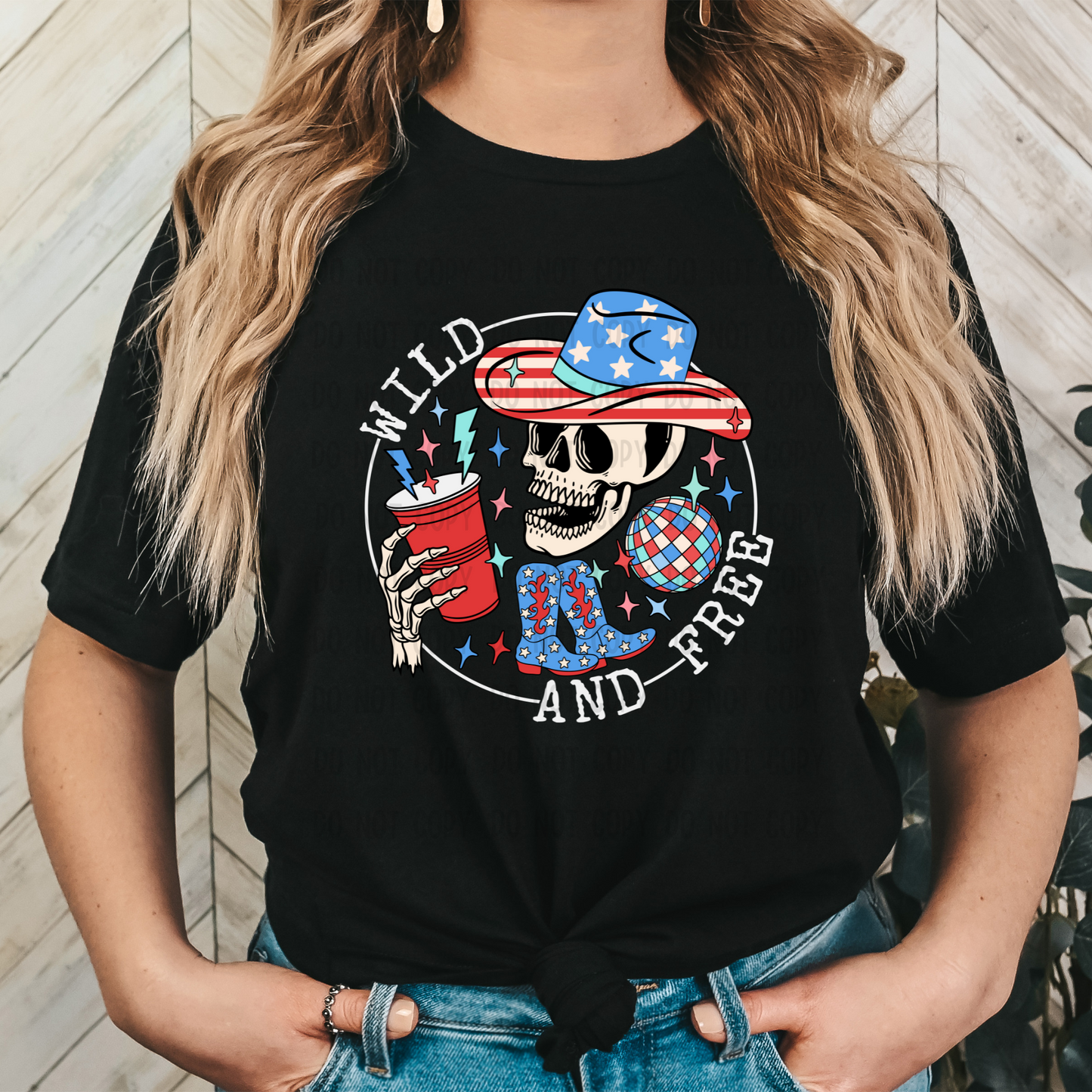 Wild & free dtf transfer