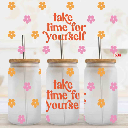 Take time for yourself uv dtf wrap (RTS)