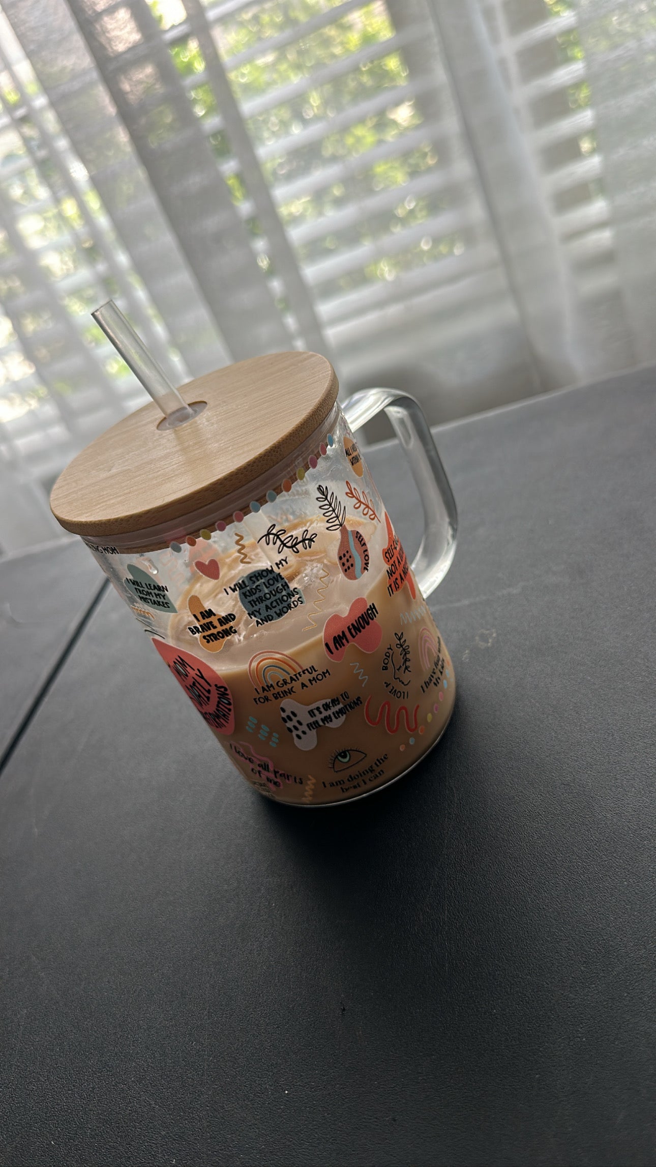16oz GLASS MUG