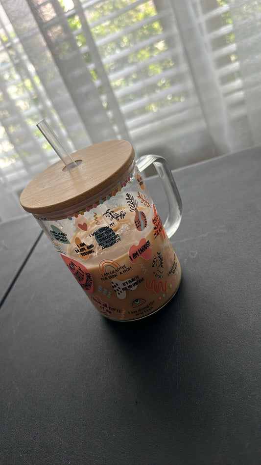 16oz GLASS MUG