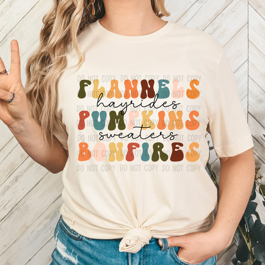 FLANNELS HAYRIDES  DTF TRANSFERS