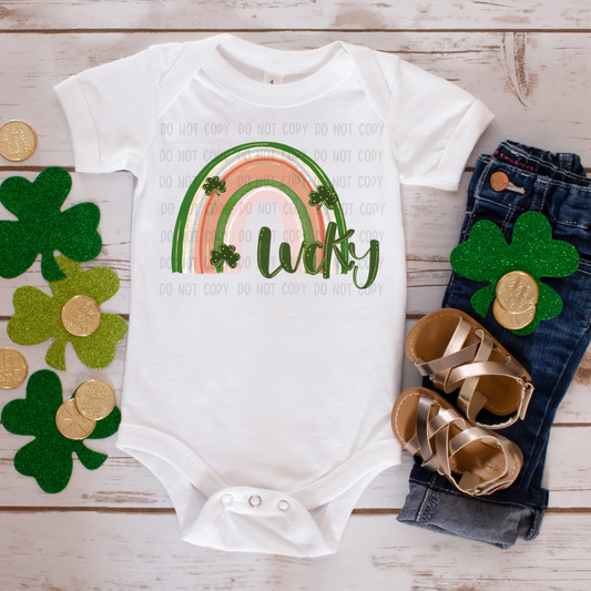Lucky rainbow clover