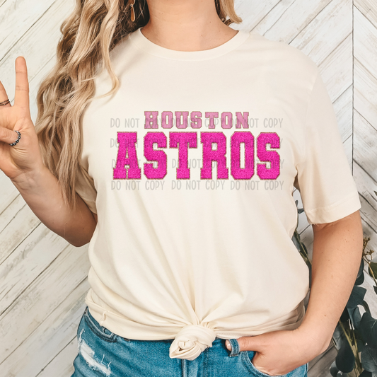 Houston Pink Chenille