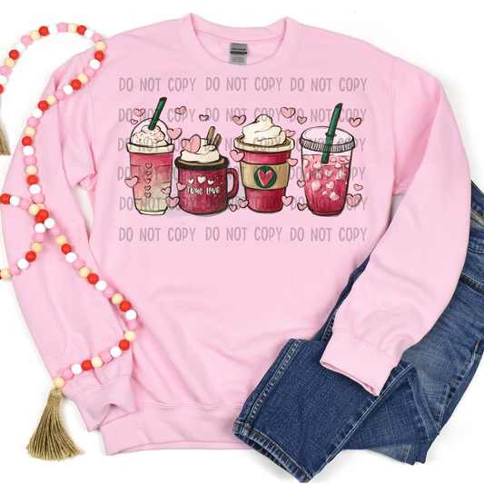 valentines latte