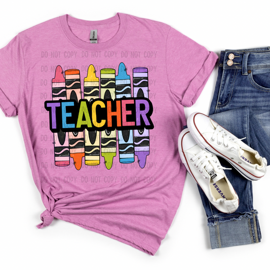 teacher crayons