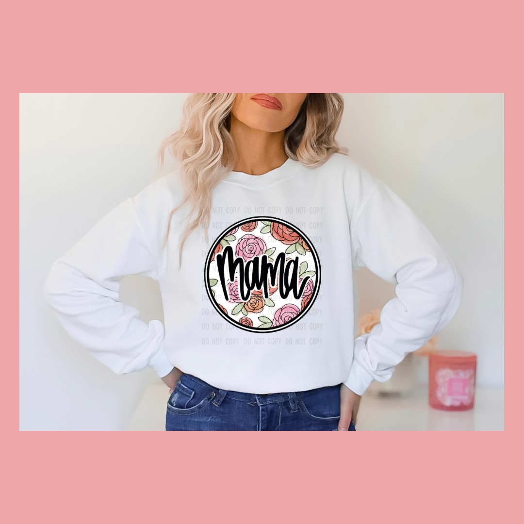 Watercolor Floral mama