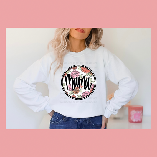 Watercolor Floral mama